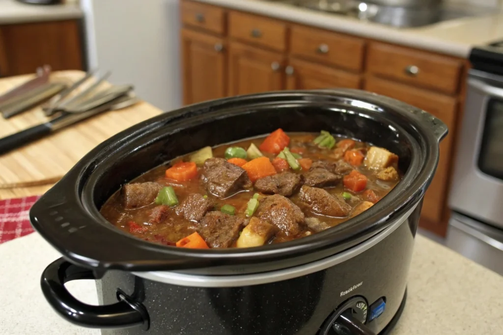 Easy Beef Tips Crock Pot