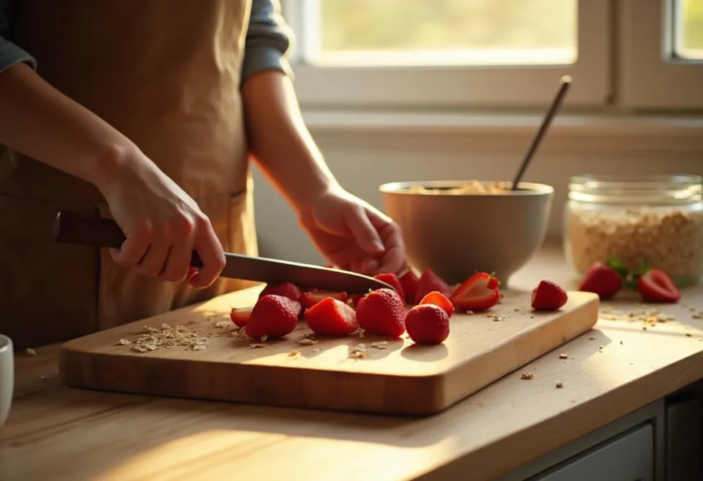 Strawberries and Cream Oatmeal