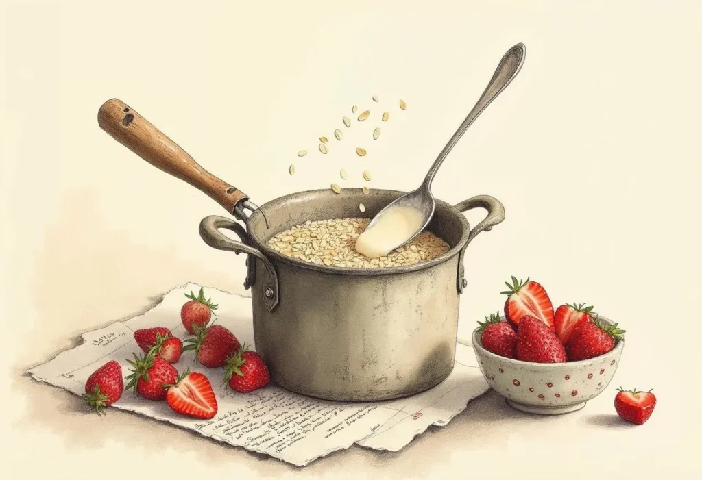 Strawberries and Cream Oatmeal