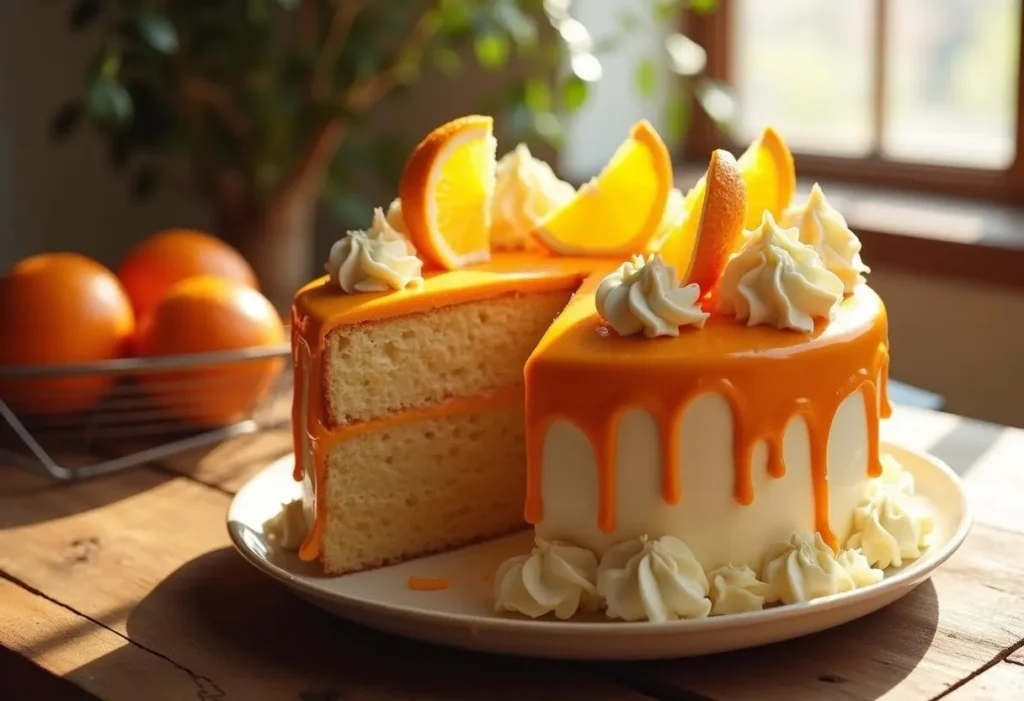 Orange Creamsicle Cake