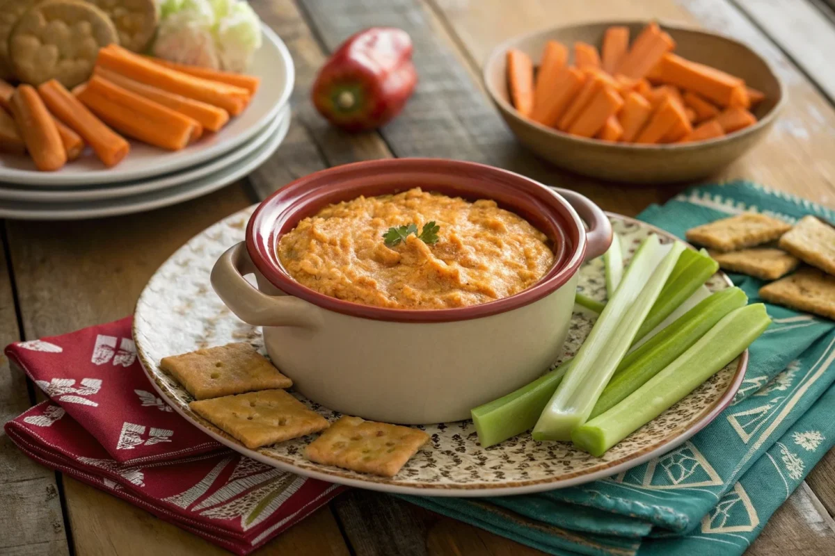 Crockpot Buffalo Chicken Dip