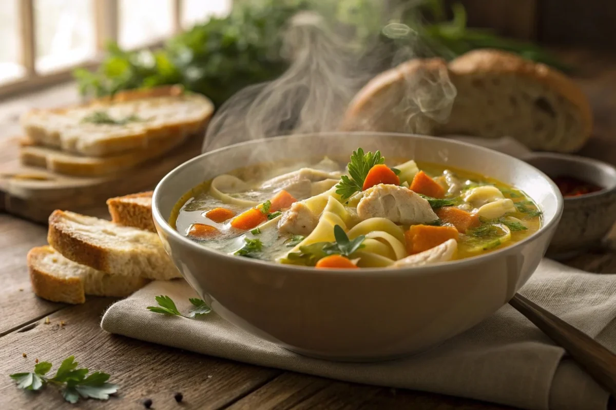 Chicken noodle soup recipe