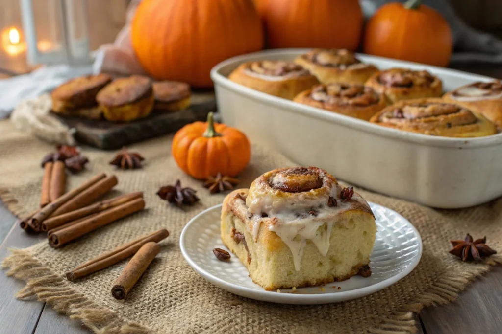 Pumpkin Cinnamon Rolls