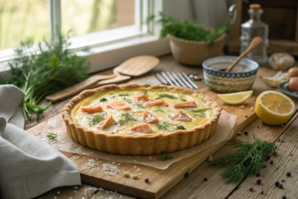 Salmon Quiche Recipe
