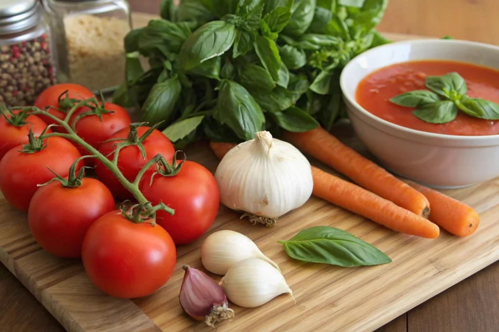 Homemade Tomato Basil Soup