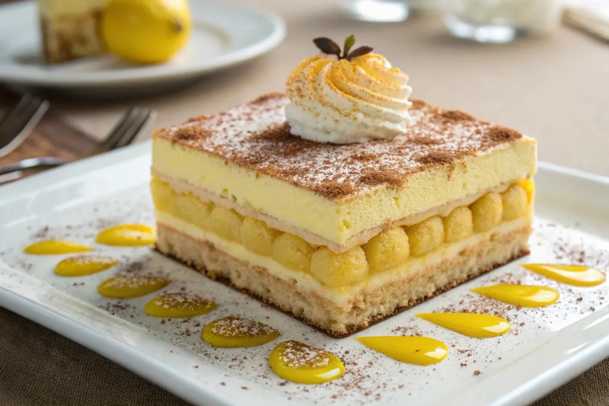 Lemon Tiramisu Recipe