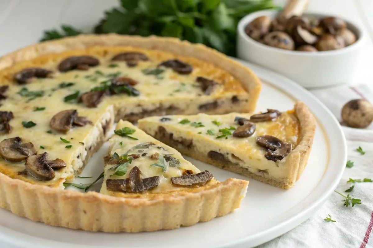 Easy Mushroom Quiche Recipe