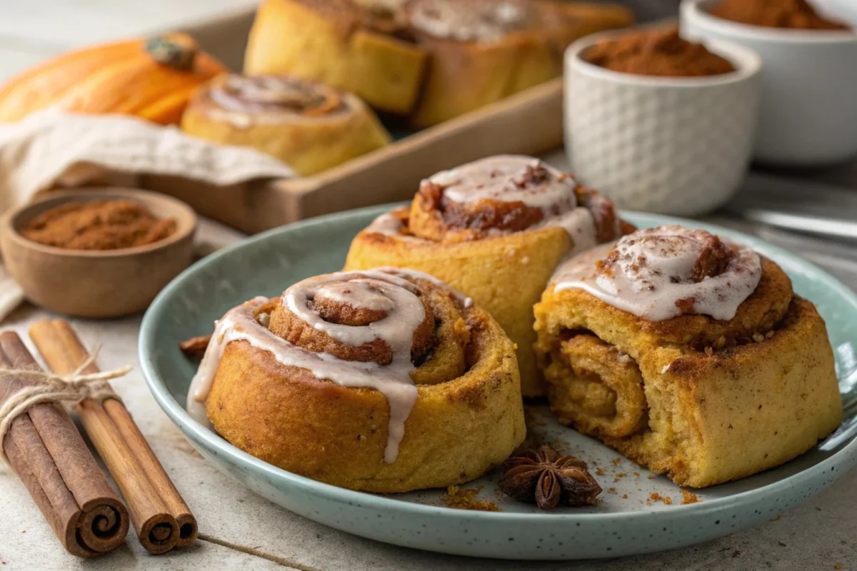 Pumpkin Cinnamon Rolls