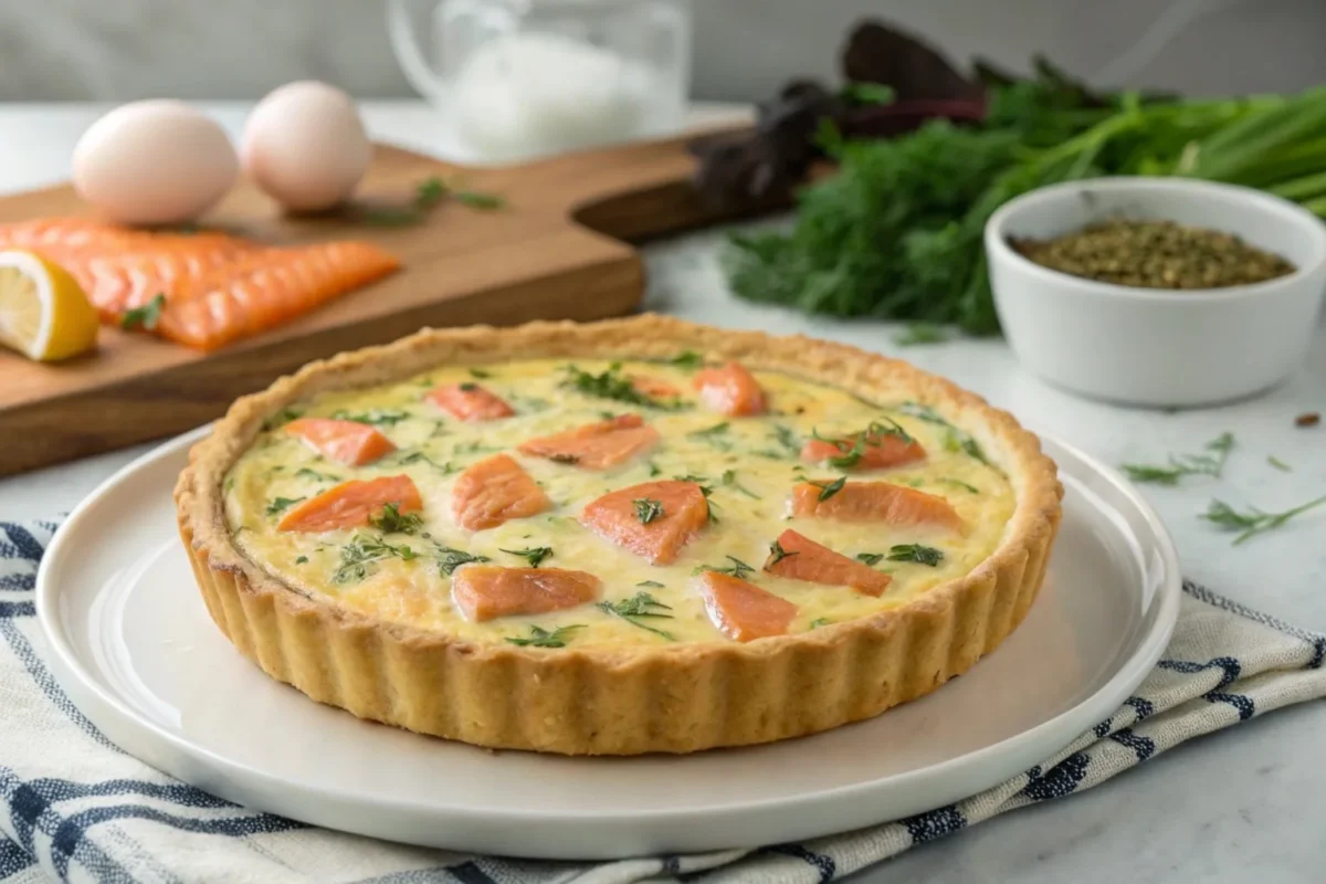 Salmon Quiche Recipe